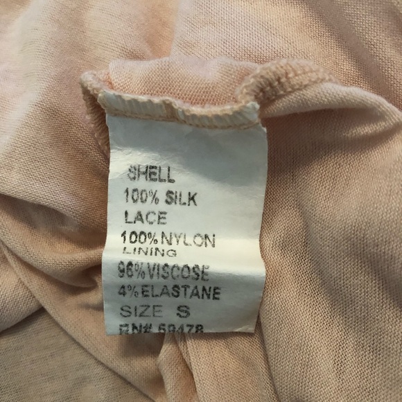 Carla Conti Blush Pink Tie Top - Picture 3 of 8